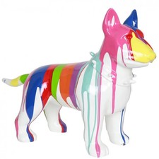 Statue chien bull terrier