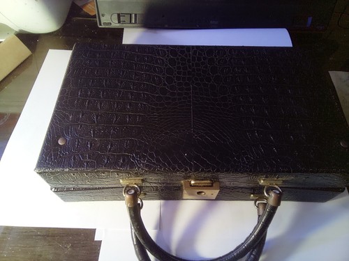 Malette maquillage vintage - malette,