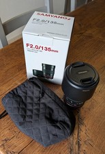 Objectif SAMYANG 135mm F2.0 ED