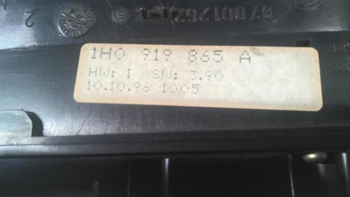 Compteur volkswagen golf nt - golf,