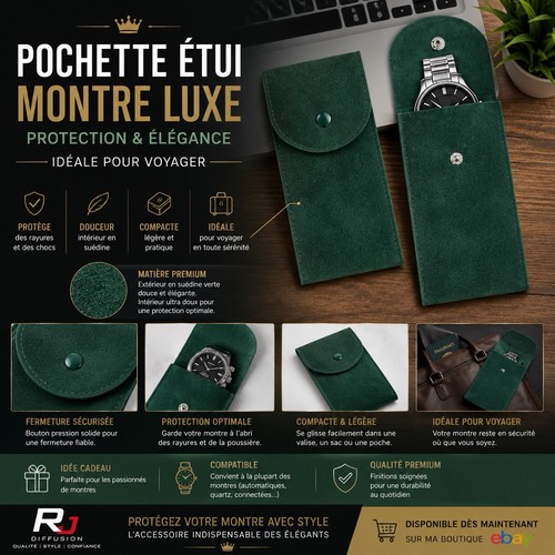 Pochette etui boite velours - pochette,