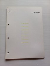 Honda CB 1100 R technical information sheet original Italian workshop manual