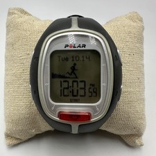 Polar RS200 Watch Men Black Digital Heart Rate Monitor Fitness Running Works