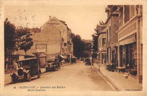 Cpa saint cast quartier - saint,