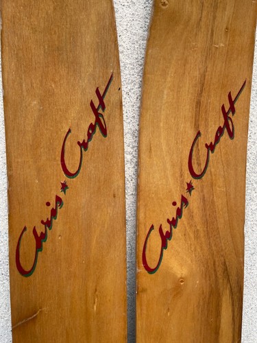 Ski nautique vintage bois - ski,
