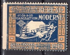 ES6535 Poster Stamps: Eposition du Bureau Moderne - Anvers 1912