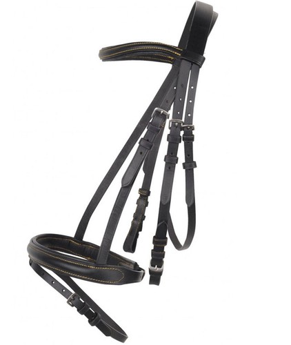 Bridon anglais lou cuir - bridon, en