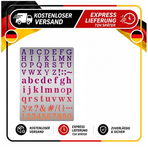 Gorgecraft pochoir lettres - gorgecraft,