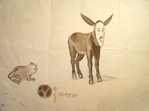 Ecole francaise dessin - francaise, xx