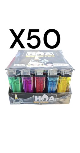 Lot briquet multicolore - 50,