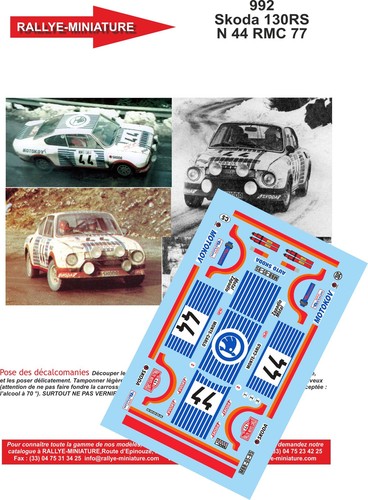 Decals ref 0992 - decals, skoda