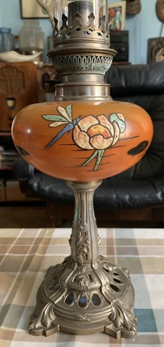 Lampe pétrole verre - lampe, à