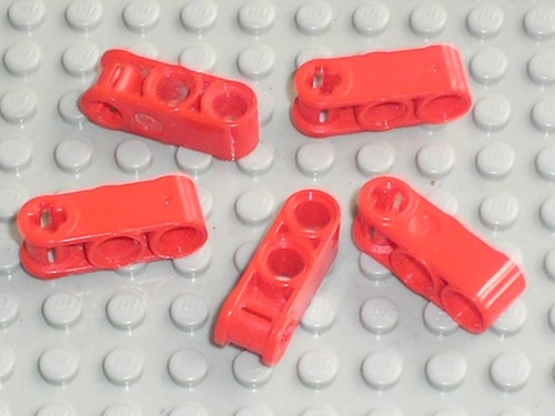Lego technic red axle - red, joiner
