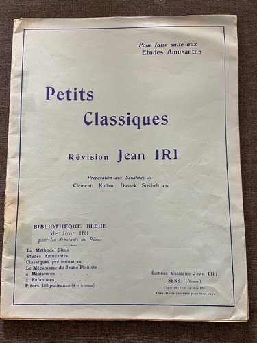 Partitions petits classiques - petits,