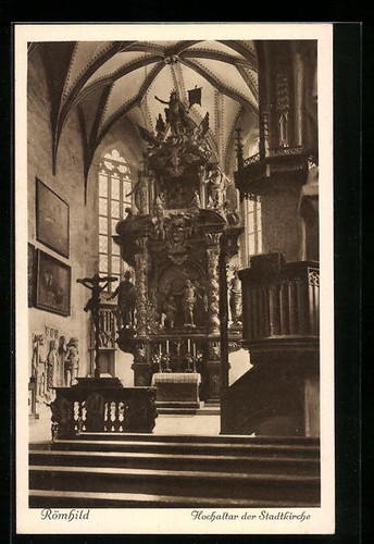 Römhild maître autel de - römhild,, maître-autel