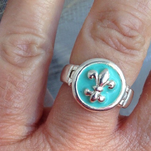 Bague marque clio blue - bague,