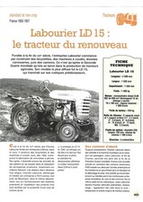 TRACTEUR LABOURIER LD 15 Le