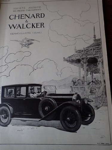 Chenard walcker ballot - walcker, 56