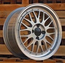4X 15 pouces BBS LM style 4X100 roues JDM à plat profond 6,5J pour VW HONDA...