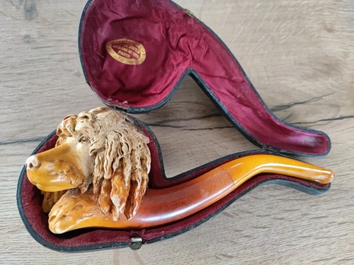 Pipe écume meerschaum chien - Écume,