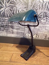 LAMPE HORAX-NOTAIRE-BANQUIER-DESIGN INDUSTRIEL 1930-Métal