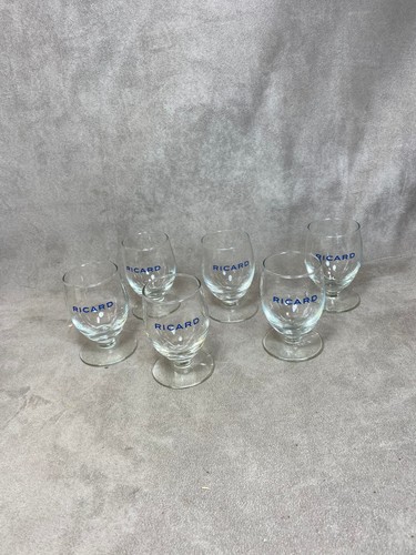 Lot verres ballon ricard - de,