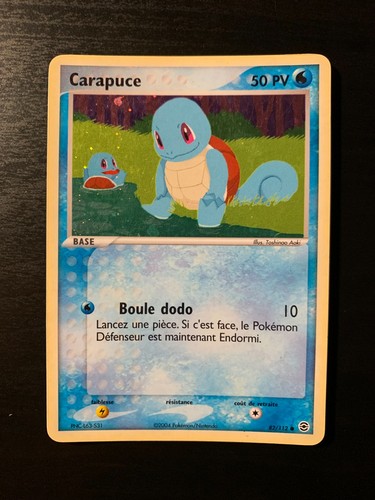 Carte pokémon carapuce - carte, :
