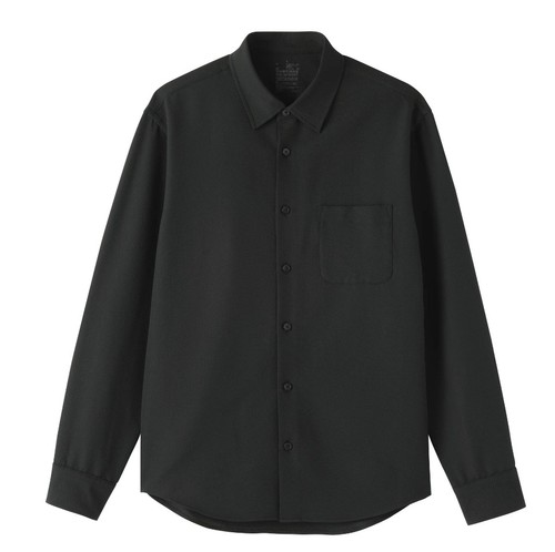 Muji long sleeve - long, button