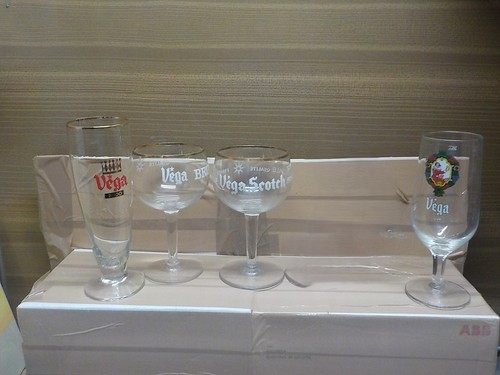 Verre ancien biere vega - 4,