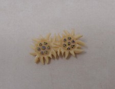 Broche ancienne en galalithe -