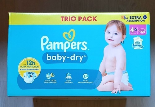120 couches pampers baby dry - couches,