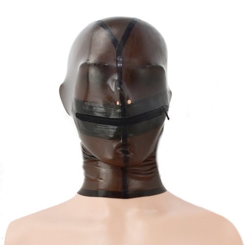 Masque latex avec fermeture - en,