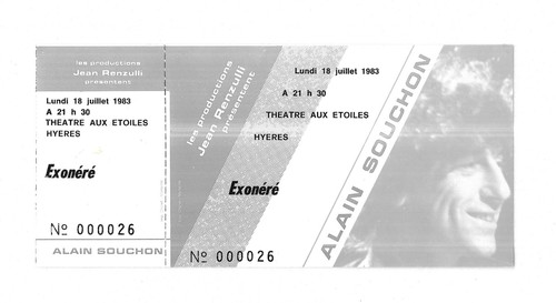 Rare ticket billet de - ticket,
