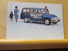 Original factory postcard 1964 DKW Station Wagon SHIPS FREE READ BELOW