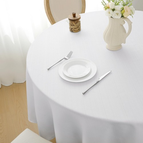Nappe ronde blanche - nappe,