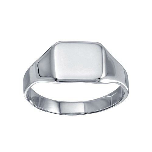 Bague rectangulaire argent - en,