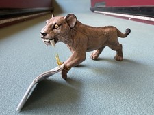 Papo Young Smilodon Figure 55081 Baby Saber Tooth Tiger 2021 Toy Figurine W/ Tag