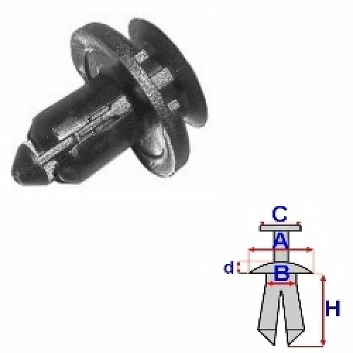 Rivet pour toyota - pour,