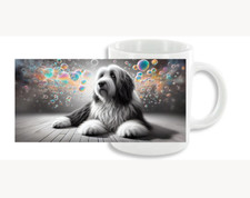 mug sublimation personnalisable chien BEARDED COLLIE
