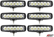 5.7 Inch 12v 24v LED Travail Lampe Projecteur X6 Slim Pour Atv SUV 4x4 Pick-Up