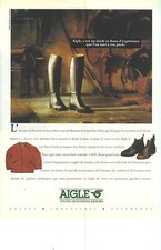 ADVERTISEMENT advertising 1989 EAGLE equipment riding boots