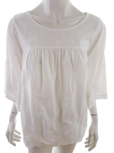 Boho cottage blouse blanche - boho,