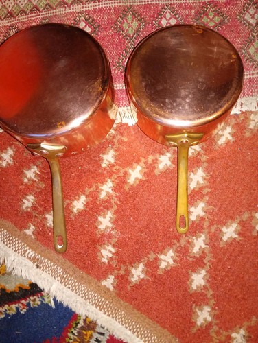Casseroles cuivre - casseroles, lot