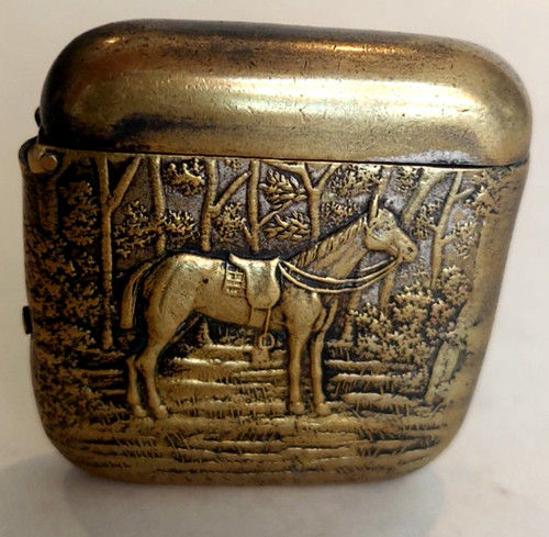 Pyrogène motif cheval metal - cheval,