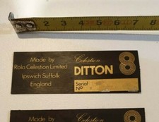 Original logo étiquette pour