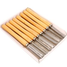 Jeu de 8 ciseaux à gouge HSS