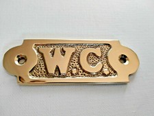 Plaque de porte laiton massif