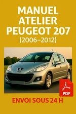 Manuel Atelier PEUGEOT 207