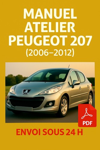 Manuel atelier peugeot 207 - peugeot,
