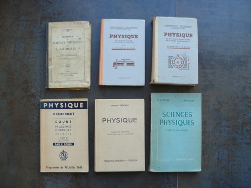 Manuels scolaire sciences